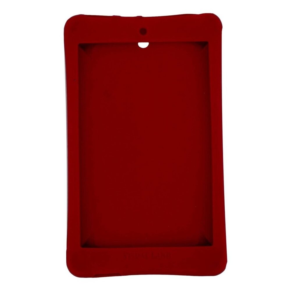 Visual Land Protective Safety Bumper Red Rubber Tablet Case Cover Skin New